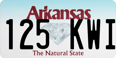 AR license plate 125KWI