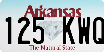 AR license plate 125KWQ