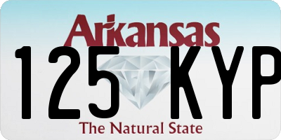 AR license plate 125KYP