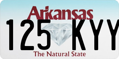 AR license plate 125KYY