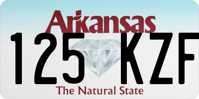 AR license plate 125KZF