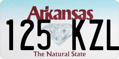 AR license plate 125KZL