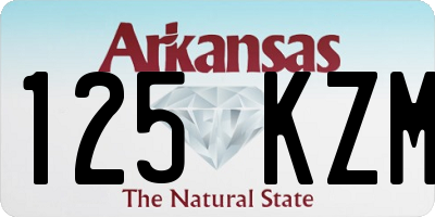 AR license plate 125KZM