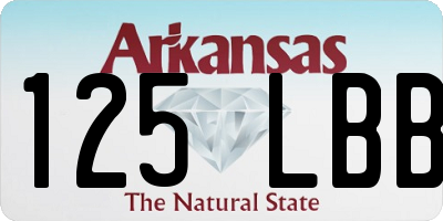 AR license plate 125LBB