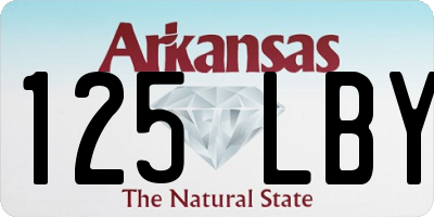 AR license plate 125LBY