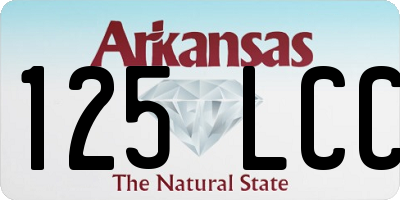 AR license plate 125LCC