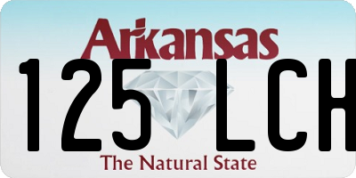 AR license plate 125LCH