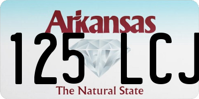 AR license plate 125LCJ