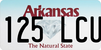 AR license plate 125LCU
