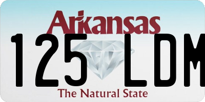 AR license plate 125LDM