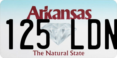 AR license plate 125LDN