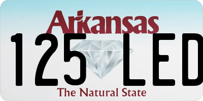 AR license plate 125LED