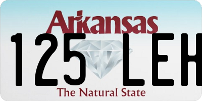 AR license plate 125LEH