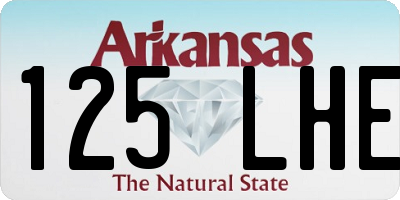 AR license plate 125LHE