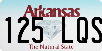 AR license plate 125LQS