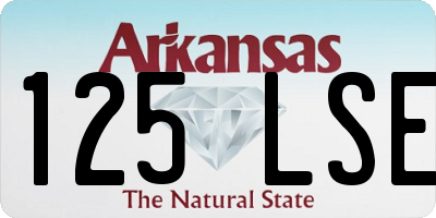 AR license plate 125LSE