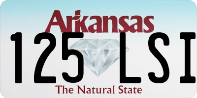 AR license plate 125LSI