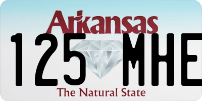 AR license plate 125MHE