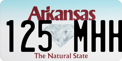 AR license plate 125MHH