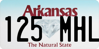 AR license plate 125MHL