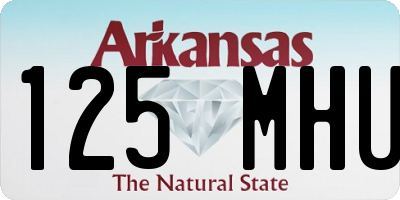 AR license plate 125MHU