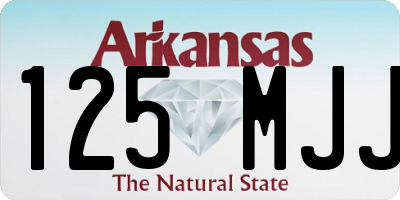 AR license plate 125MJJ