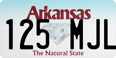 AR license plate 125MJL