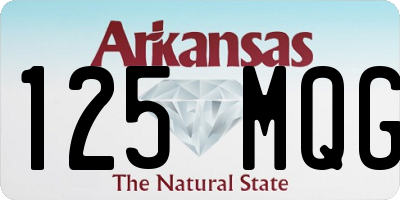 AR license plate 125MQG