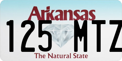 AR license plate 125MTZ