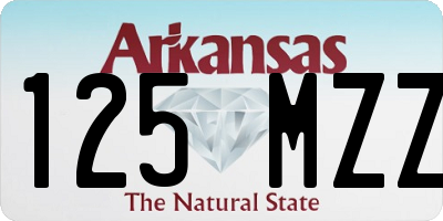 AR license plate 125MZZ