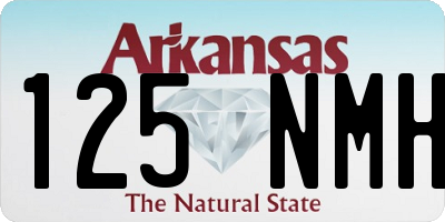 AR license plate 125NMH