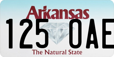 AR license plate 125OAE