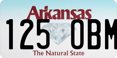 AR license plate 125OBM