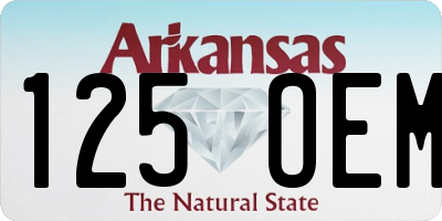 AR license plate 125OEM