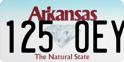 AR license plate 125OEY