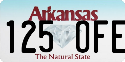 AR license plate 125OFE