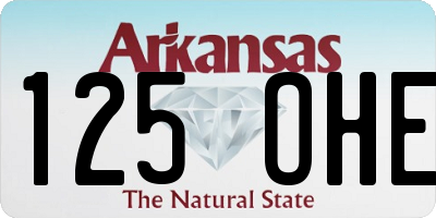 AR license plate 125OHE