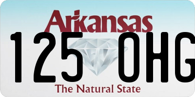 AR license plate 125OHG