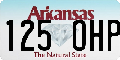 AR license plate 125OHP