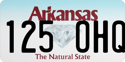 AR license plate 125OHQ
