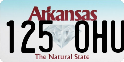 AR license plate 125OHU
