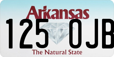 AR license plate 125OJB