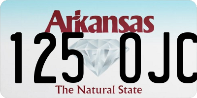 AR license plate 125OJC