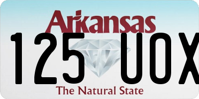 AR license plate 125UOX