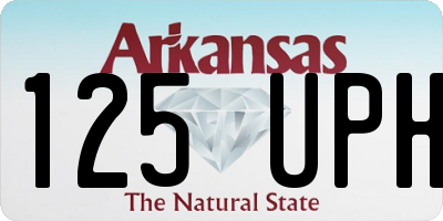 AR license plate 125UPH