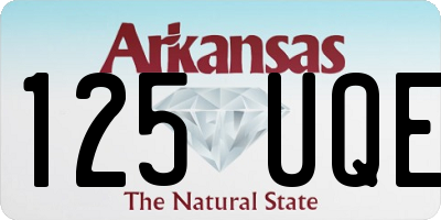 AR license plate 125UQE