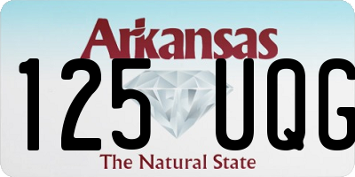 AR license plate 125UQG