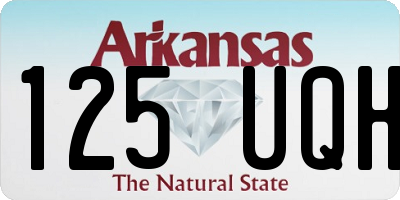 AR license plate 125UQH