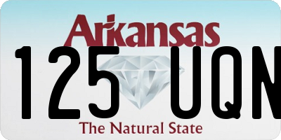AR license plate 125UQN