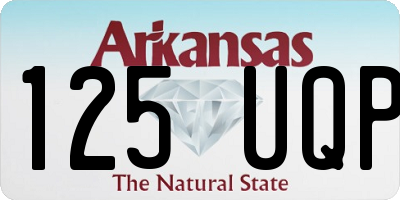 AR license plate 125UQP